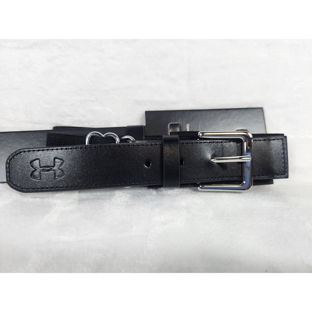 Under Armour Boys Baseball Belt Black Adjustable OSFA Youth 1252085 - Picture 2 of 10